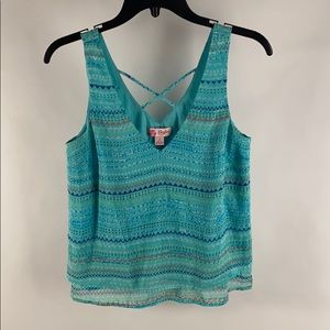 Teal Candies tank top